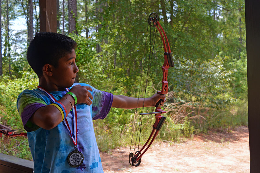 Archery at camp