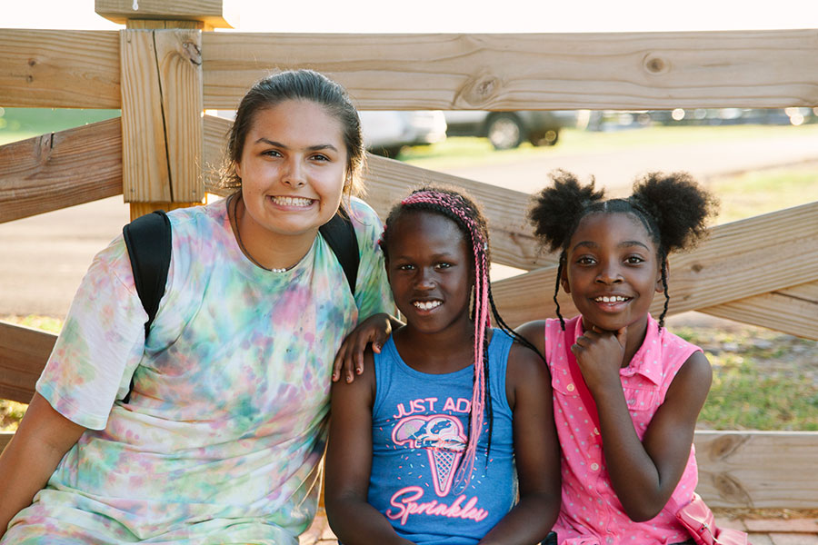 Mission team volunteers at Camp Grace
