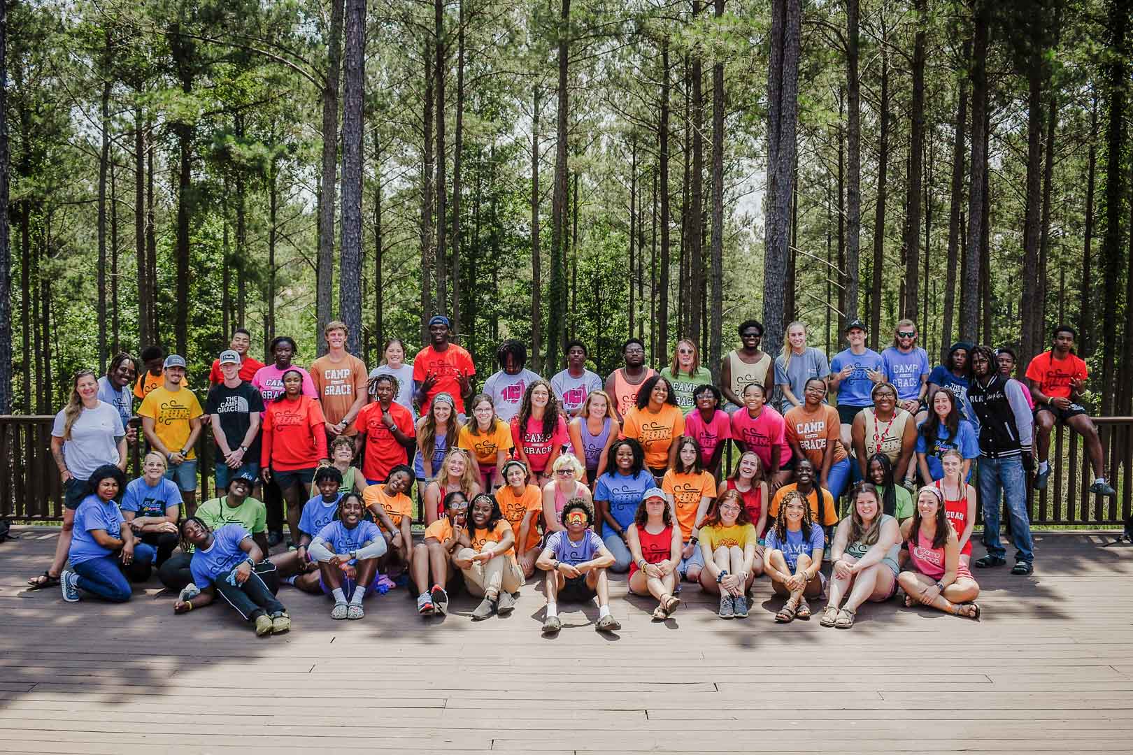 Camp Grace summer staff team
